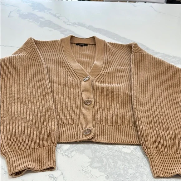 Quince Camel Knit Sweater - Picture 2 of 6